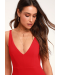 Melora Red Sleeveless Maxi Dress